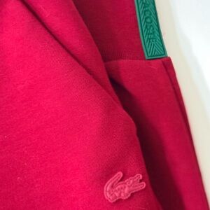 Like new!  Lacoste Red Premium Joggers - Size L